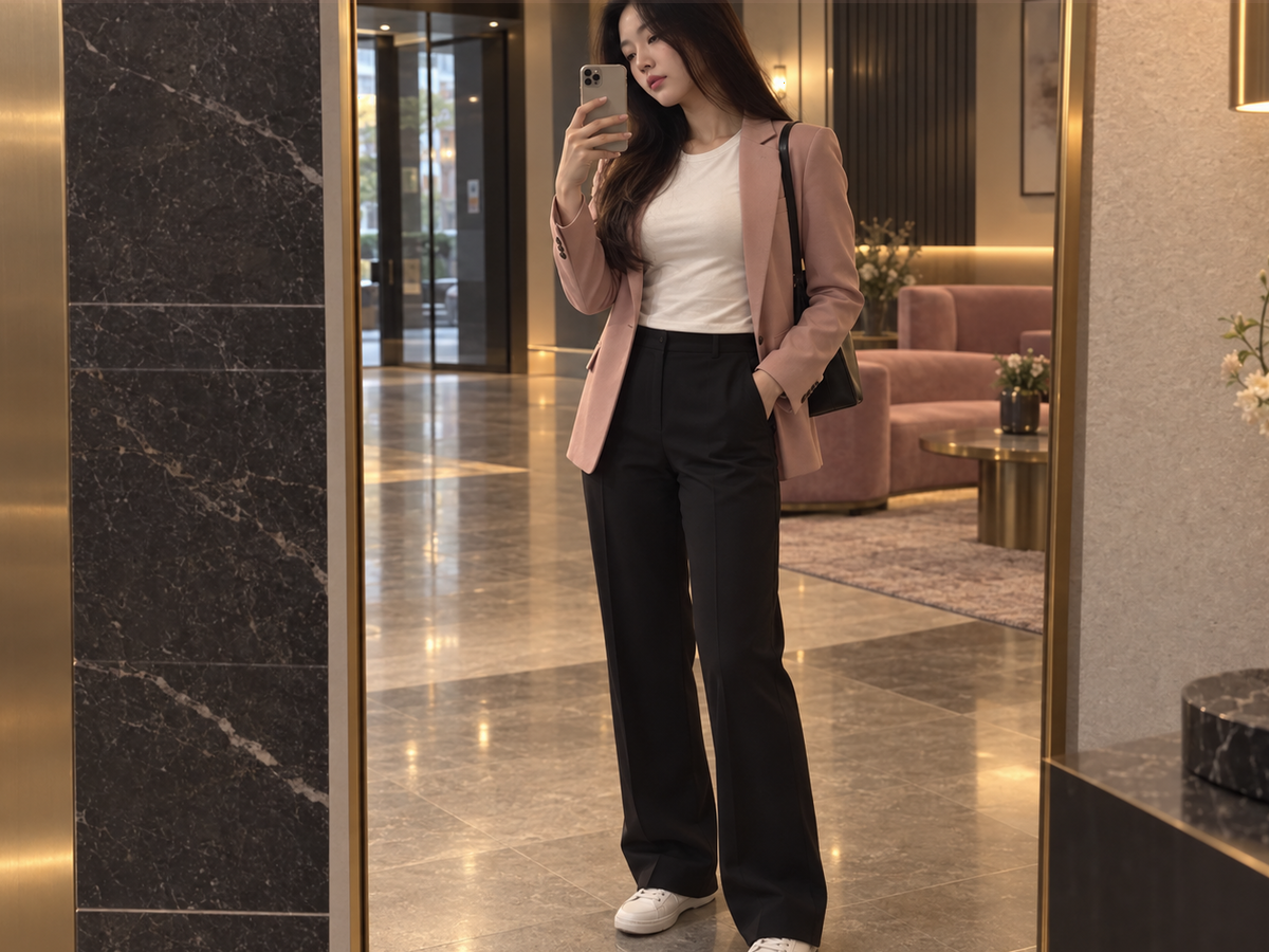 수원 영통 방문 홈케어 일정을 준비하는 젊은 성인 한국 여성 관리사